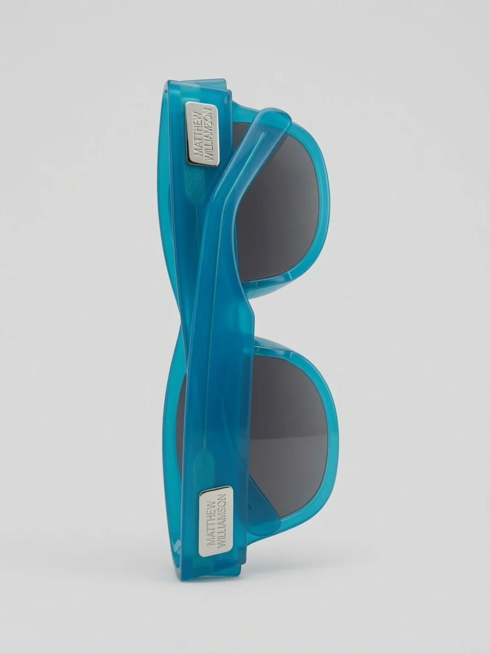 Matthew Williamson Turquoise Frame Sunglasses Detail